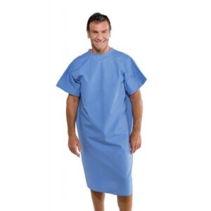 Blouse patient Adulte Bleu