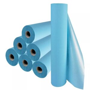 Draps d’examen plastifié bleu