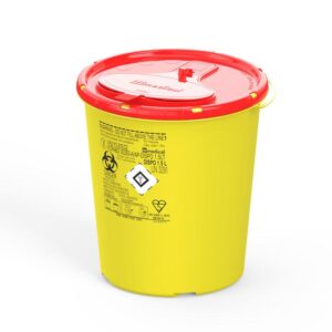 Collecteur de déchets médicaux dispo 2L jaune/rouge