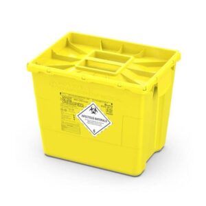 Collecteurs de déchets médicaux evo 60L mono jaune