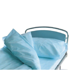 Kit literie SMS Bleu (Housse + Taie d’oreiller + Drap)