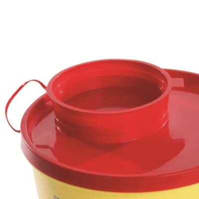 Collecteur de déchets médicaux pbs 1,5L jaune/rouge – Image 2
