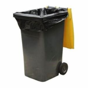 Housse container noir 120L